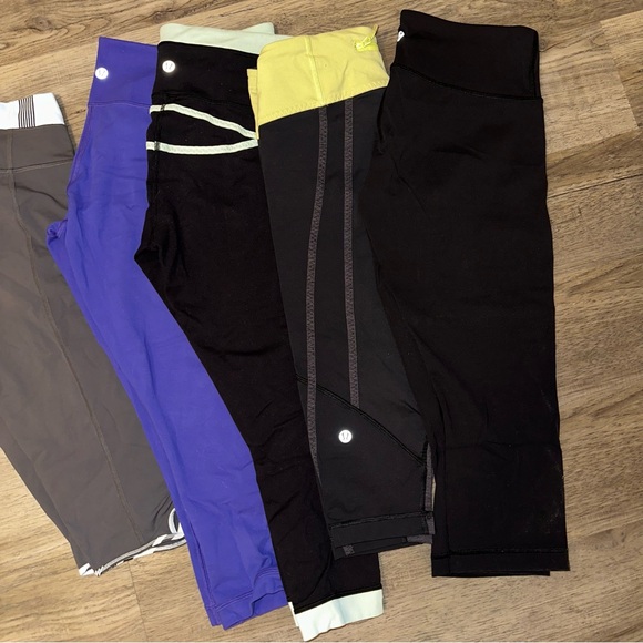 5 lululemon cropped leggings Size 6 - Picture 4 of 4